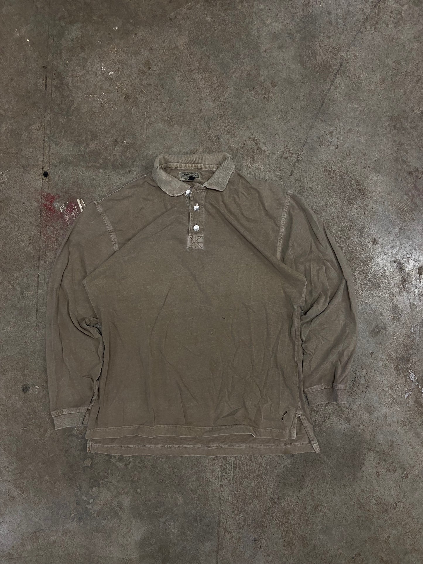 (M) 90s faded button up