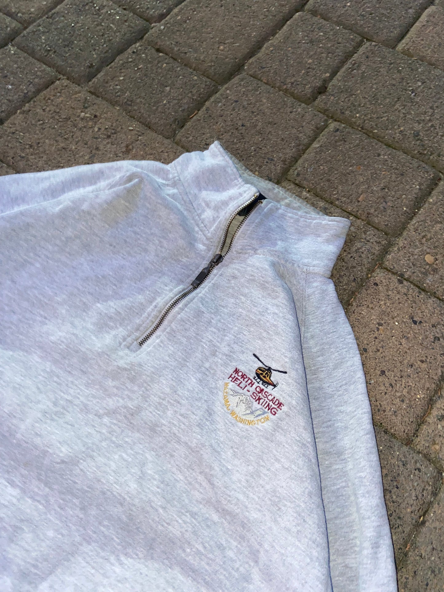 (XL) Helicopter quarter zip