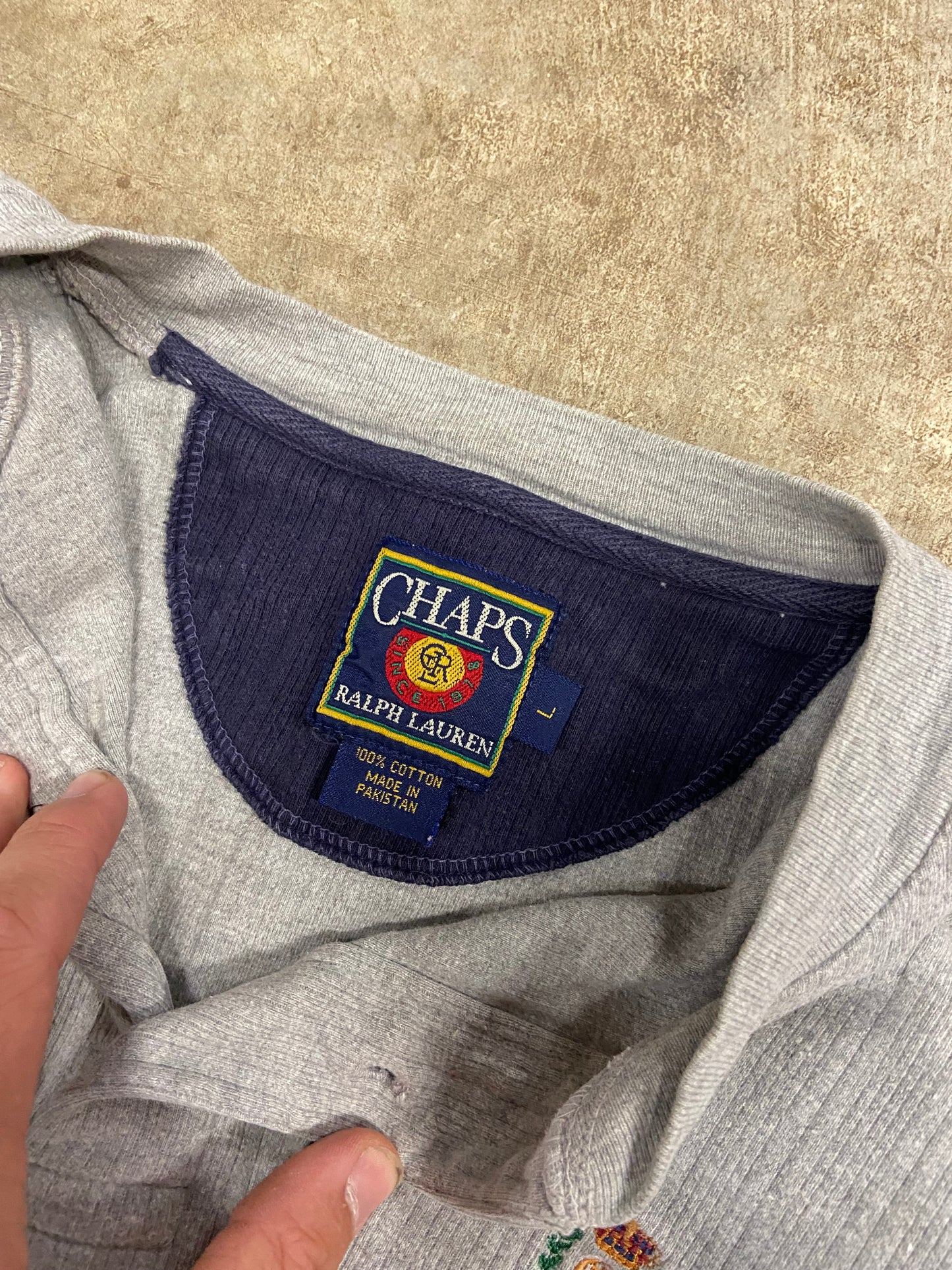(L) Ralph waffle long sleeve