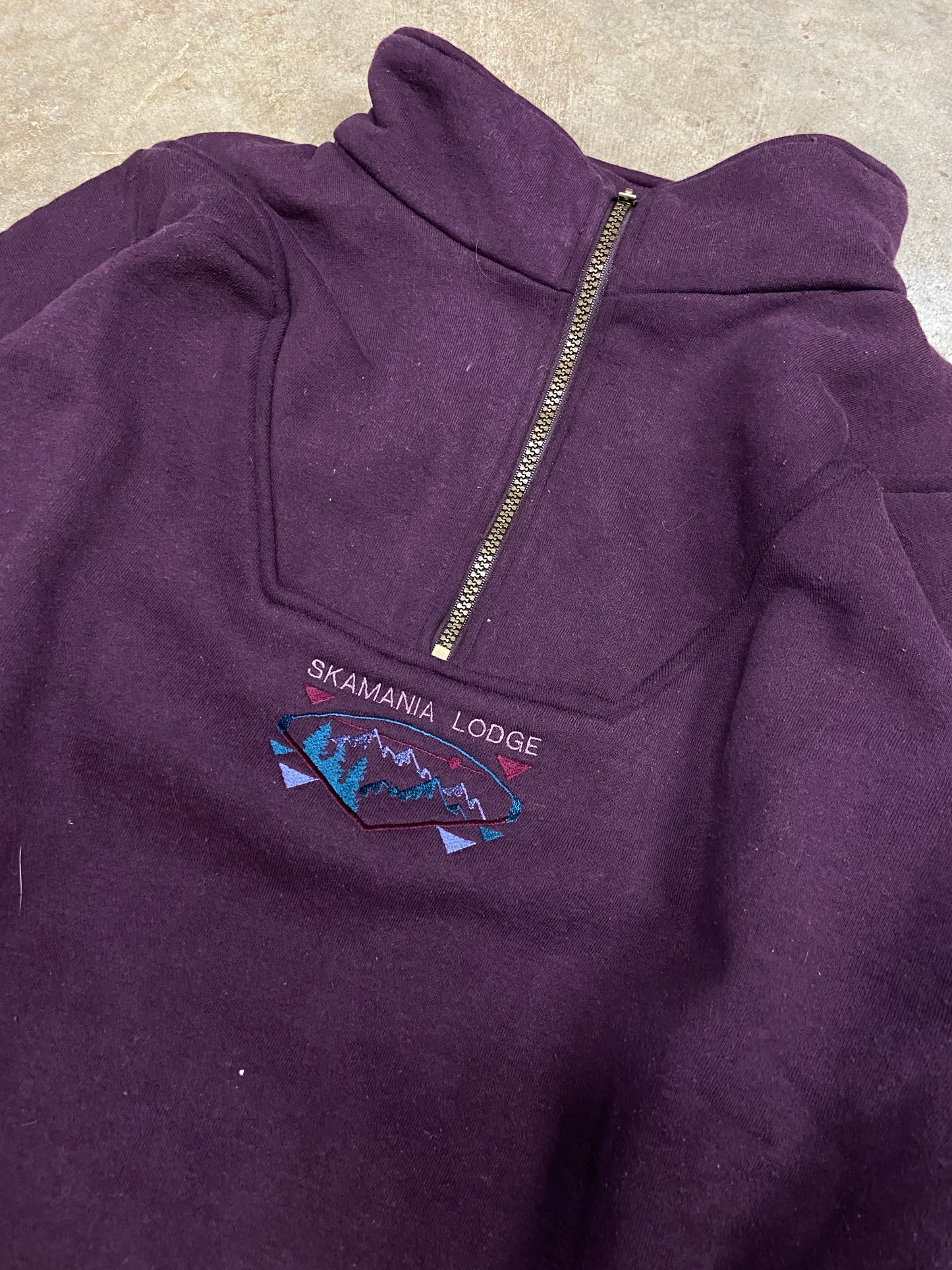 (XL) 90s Skamania lodge quarter zip