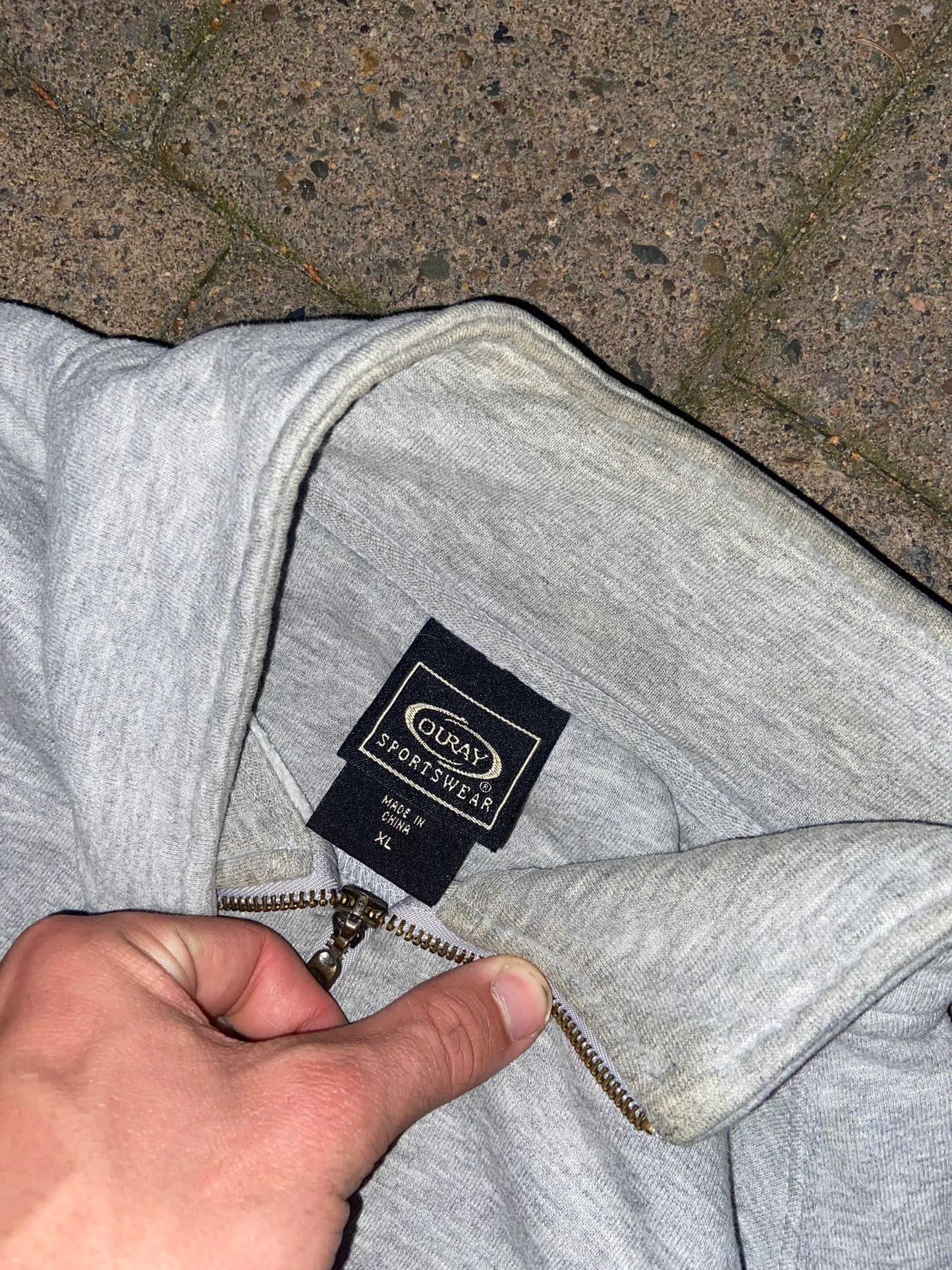 (XL) Helicopter quarter zip