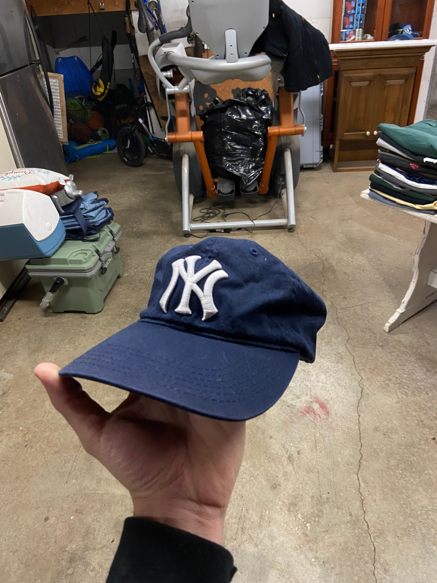 Matching Yankees Hats, yes you get 2