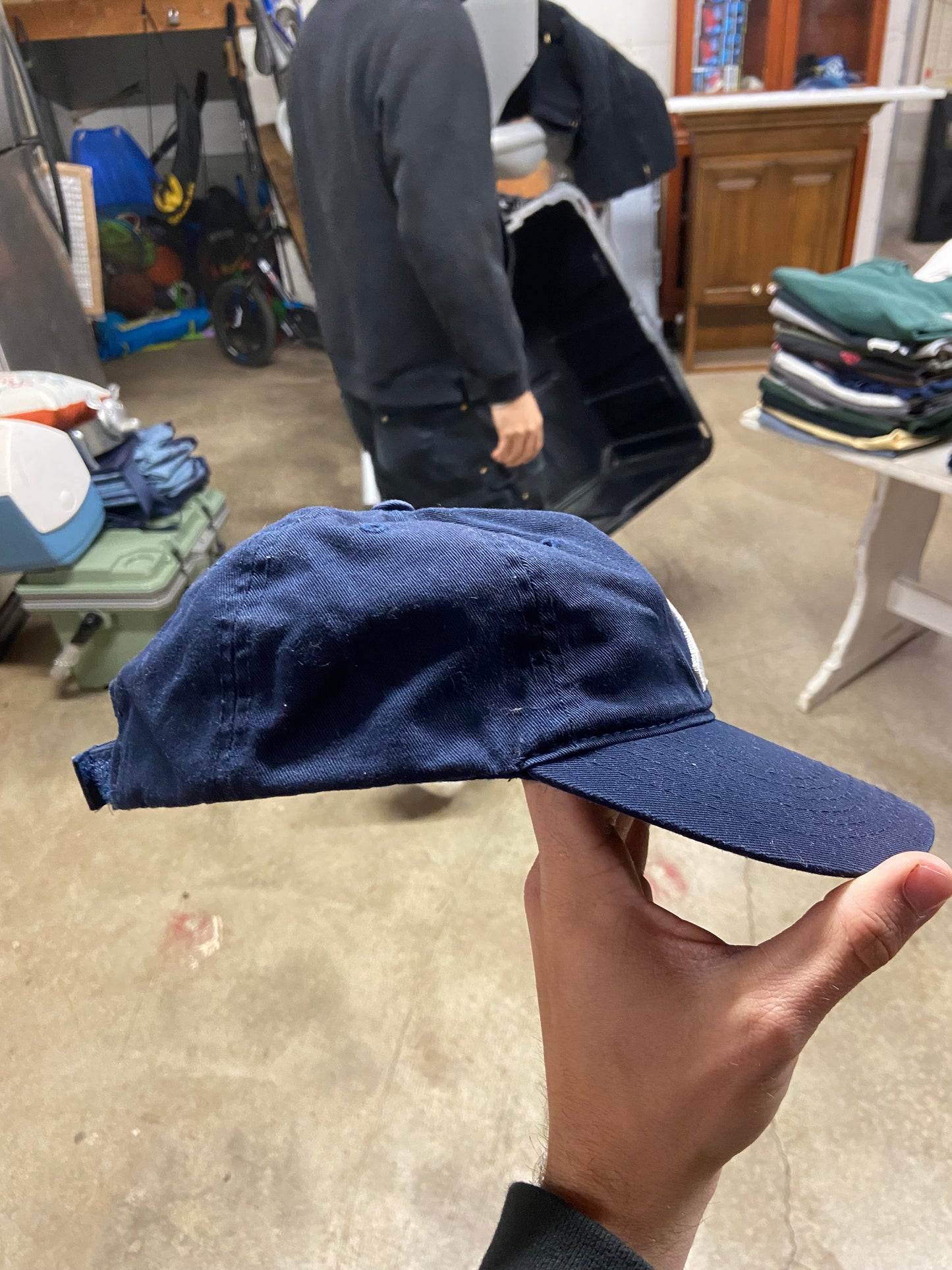 Matching Yankees Hats, yes you get 2
