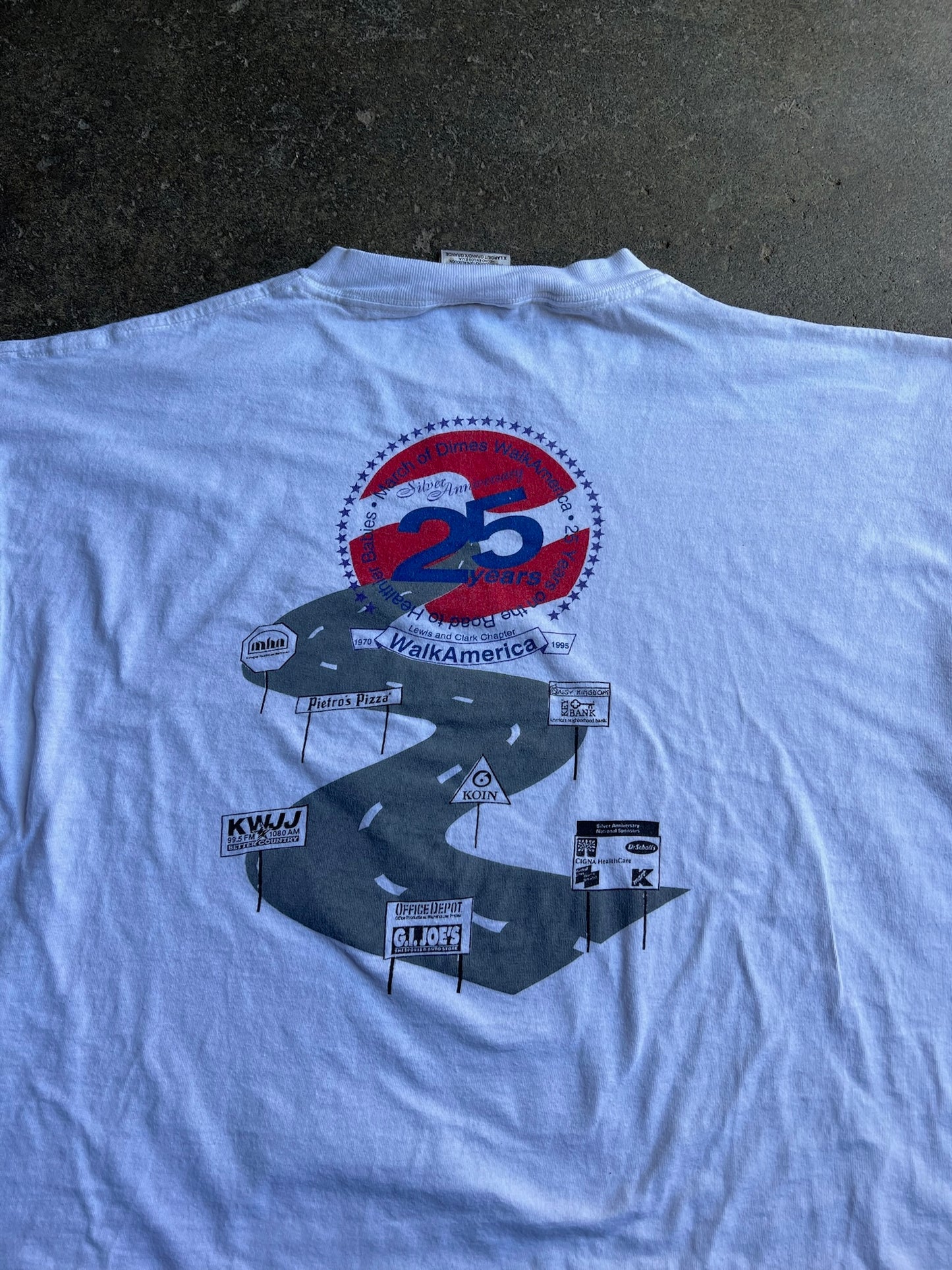 (XL) 1995 Walk America 25th Anniversary