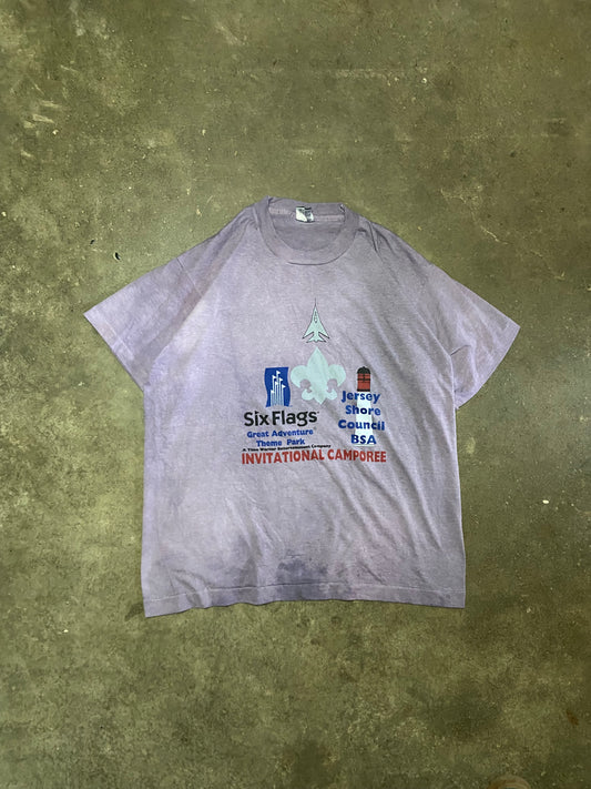 (L) 00s six flags tee