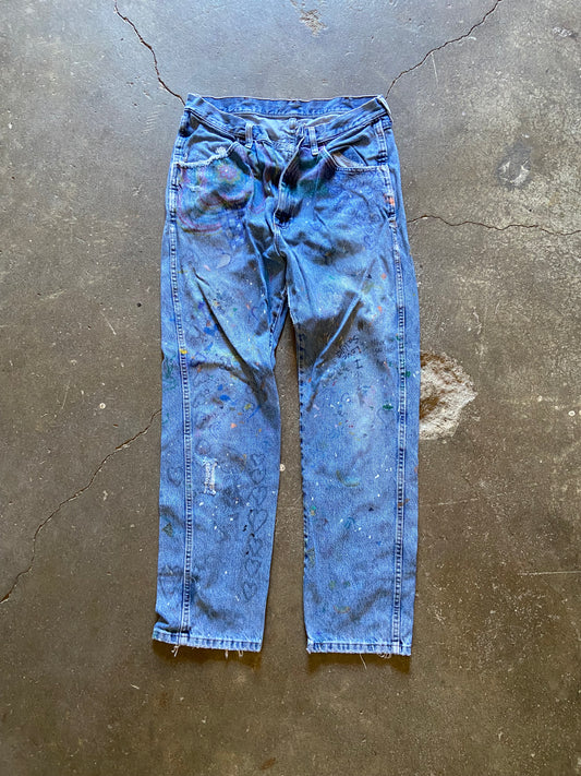 (32x30) distressed jeans