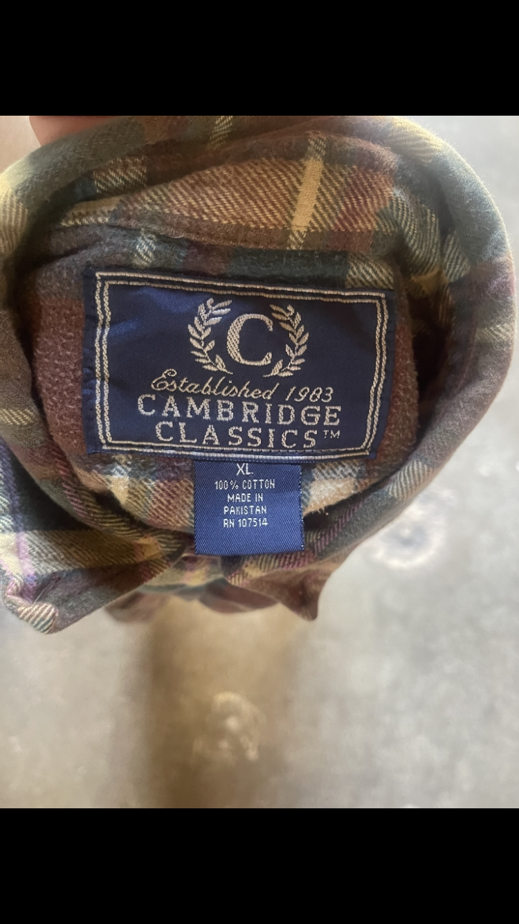 (XL) Cambridge Classics Long Sleeve Button Up