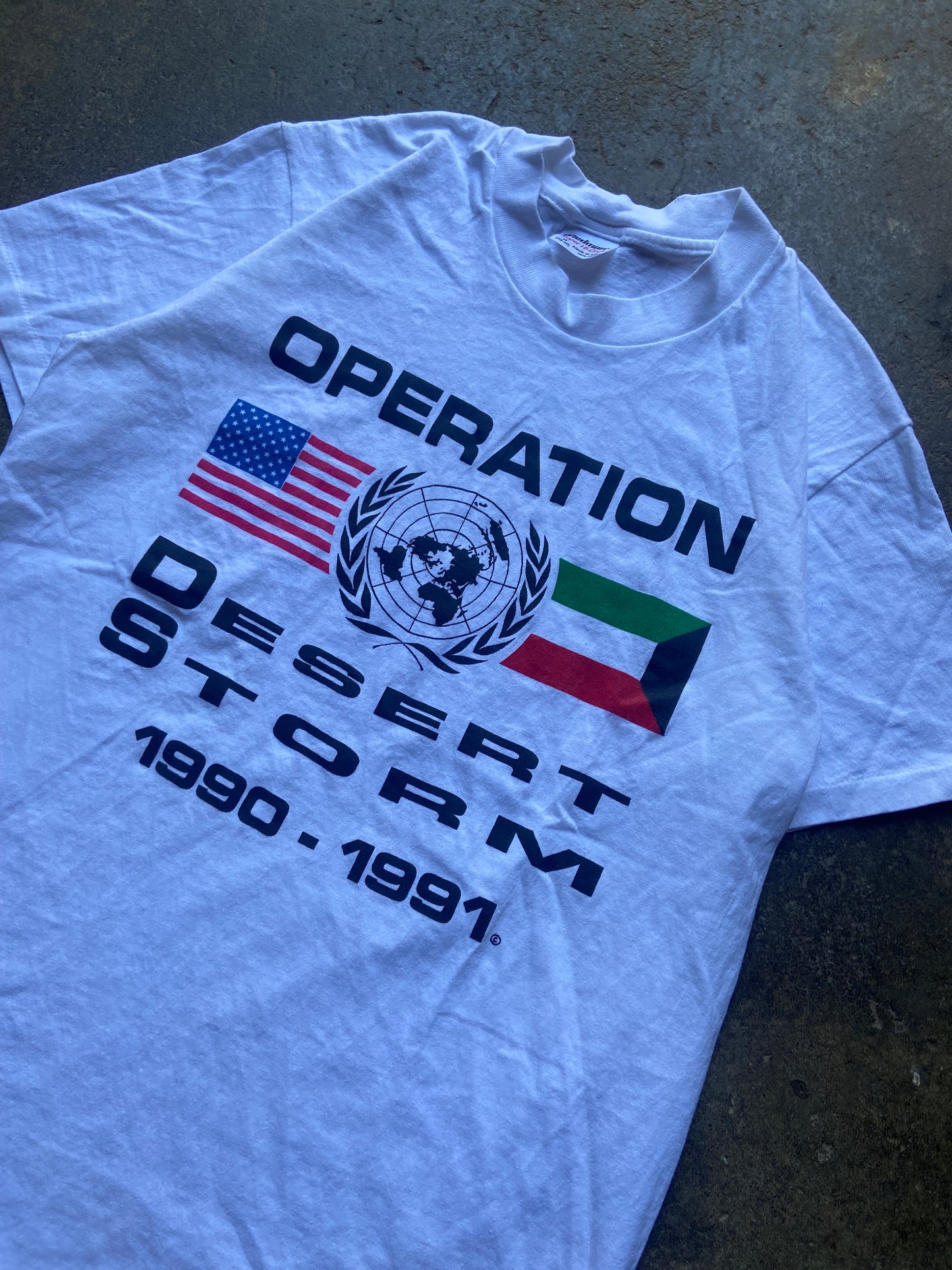 (M) 90s Desert storm tee