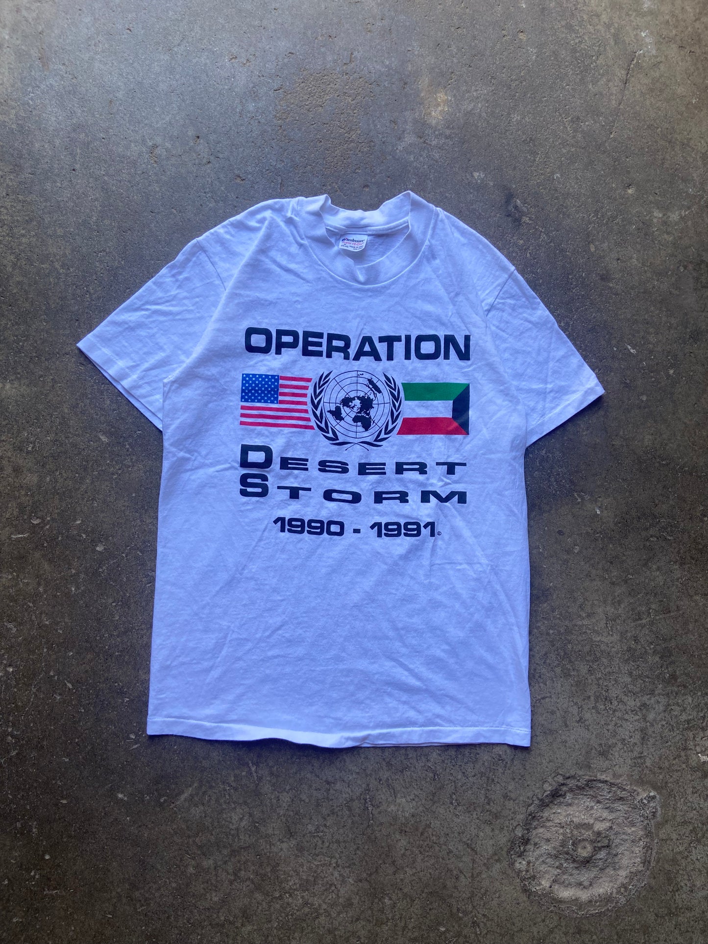 (M) 90s Desert storm tee