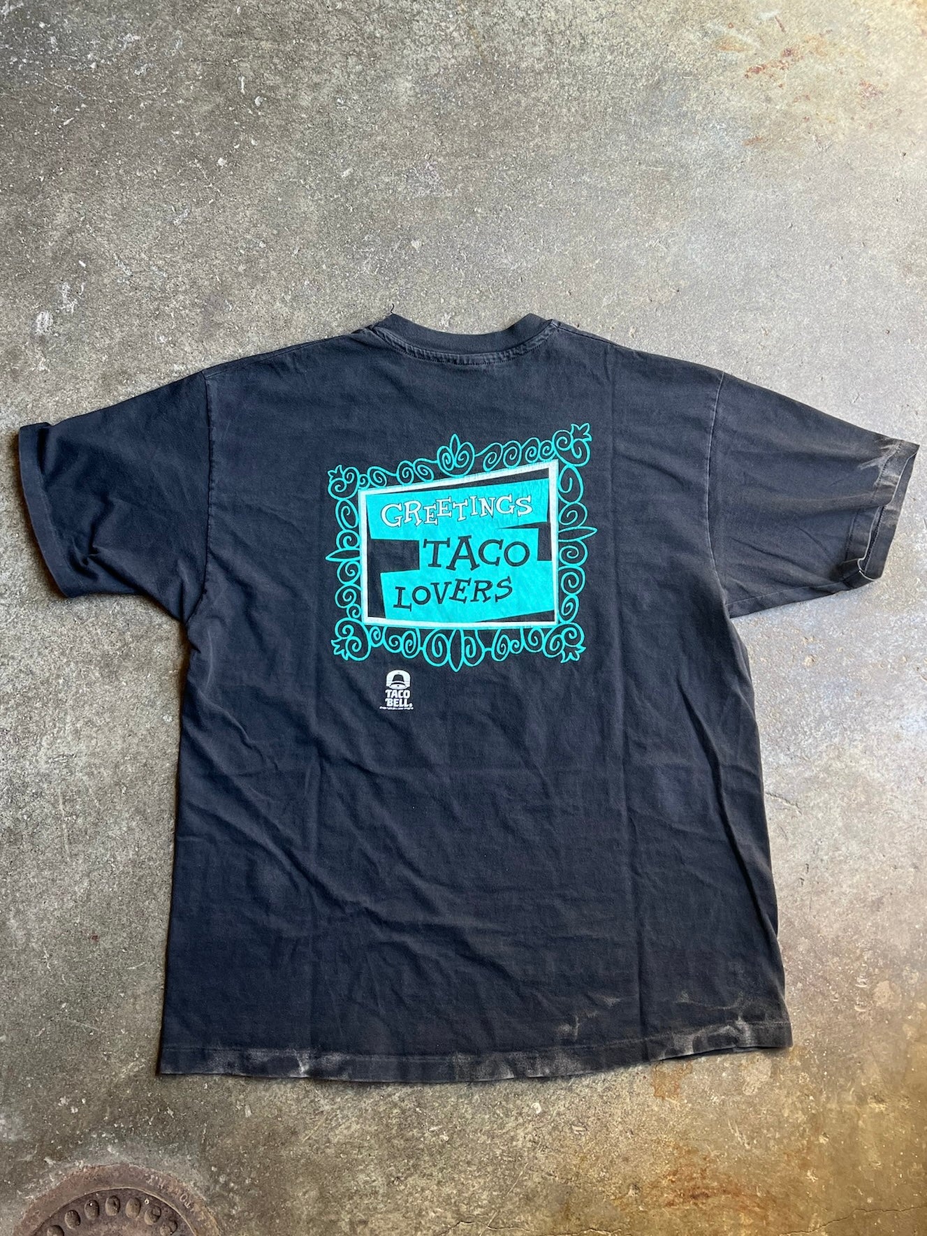 (XL) 1993 Bullwinkle Taco Bell Single Stitch T