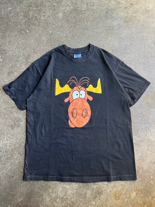 (XL) 1993 Bullwinkle Taco Bell Single Stitch T