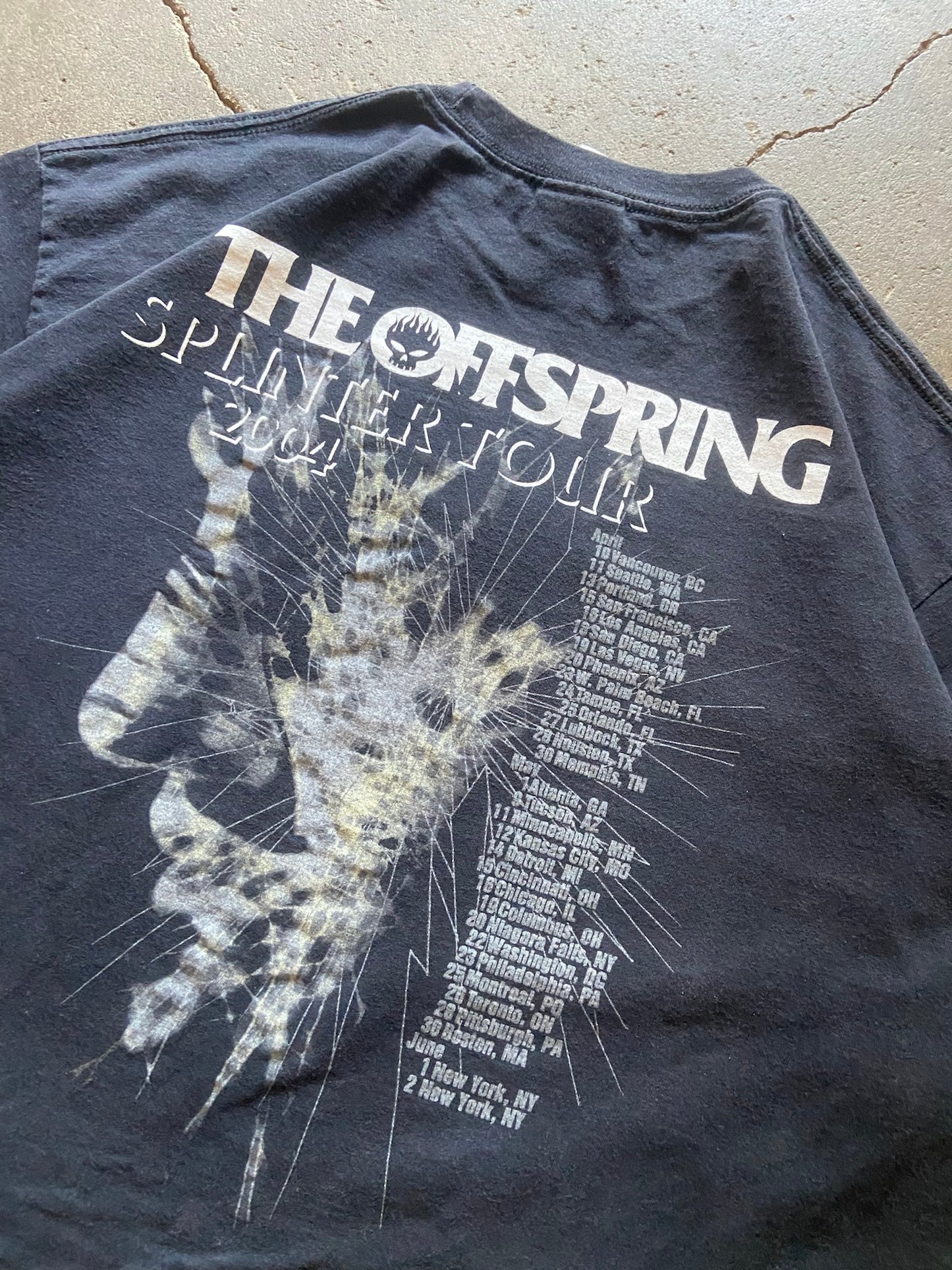 (XL) 2004 The Offspring Splinter Tour Grail