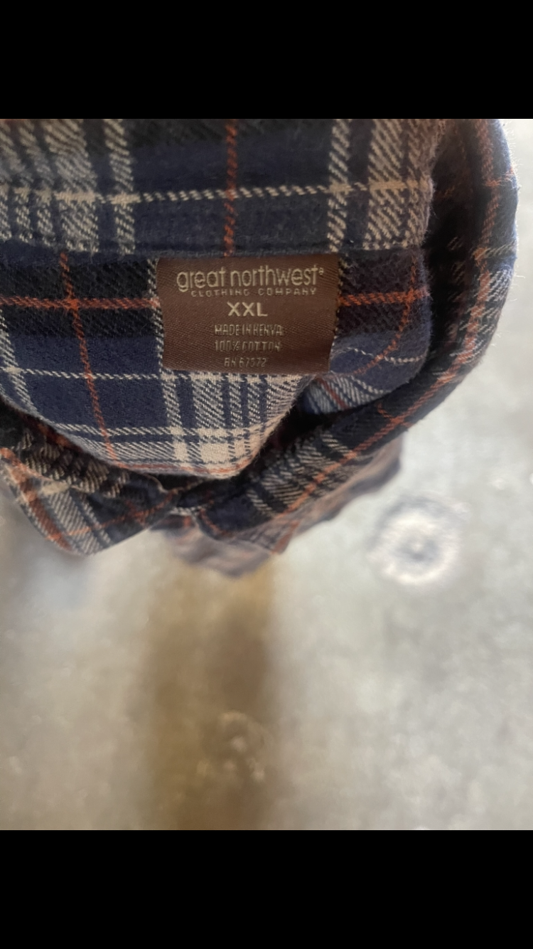 (2XL) Great NW Long Sleeve Button Up