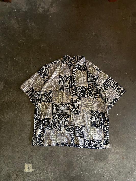 (2XL/XL) 90s summer button up