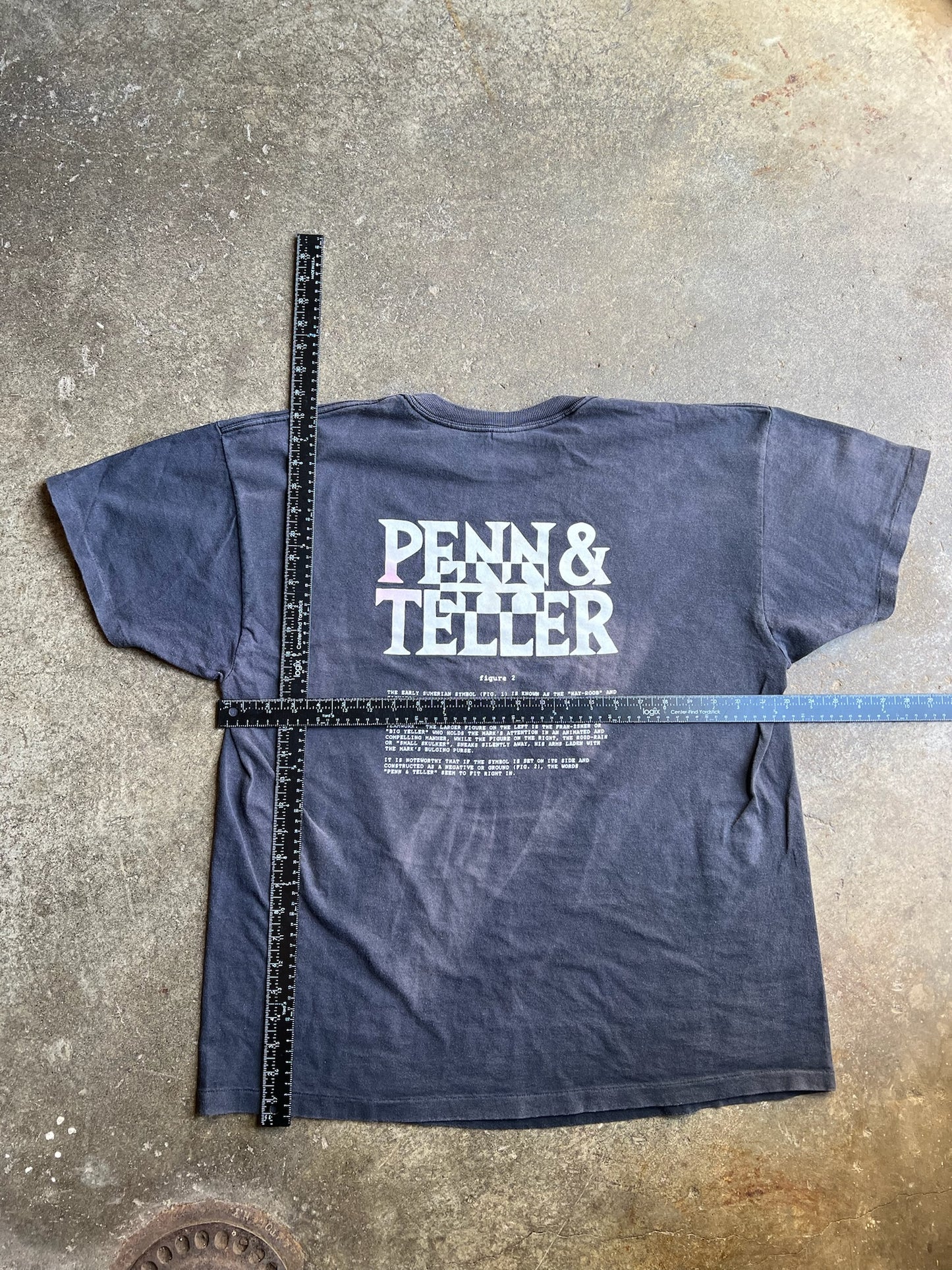 (XL) 90s Penn & Teller Single Stitch Tour T