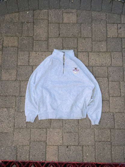 (XL) Helicopter quarter zip