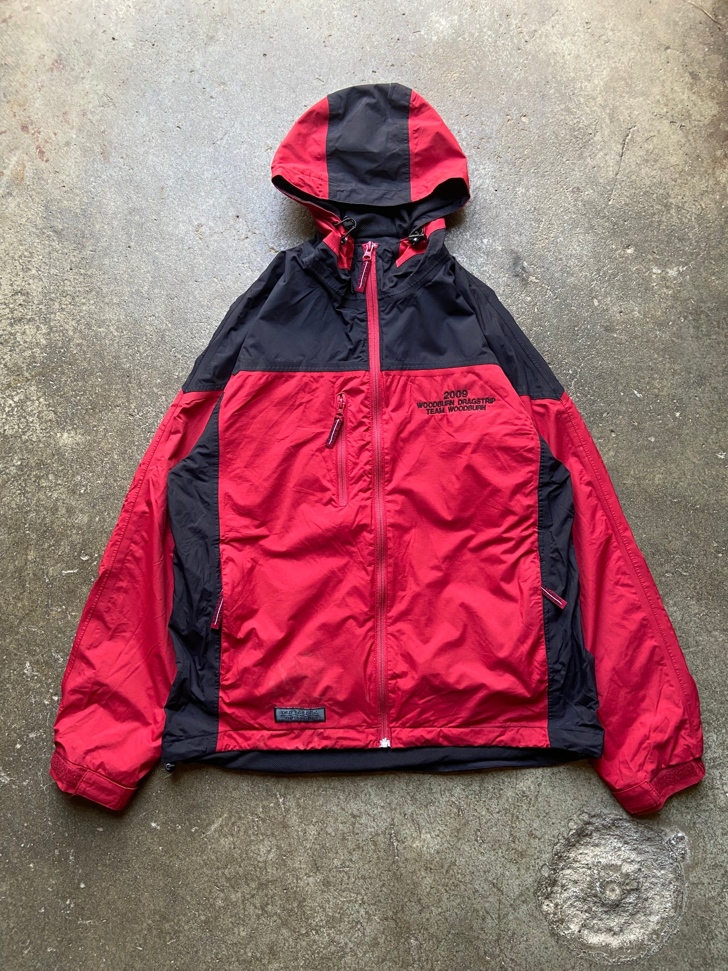 (L) 00s Drag Strip rain jacket