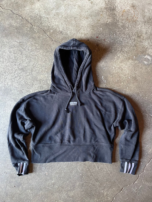 (S) Adidas Crop Hoodie