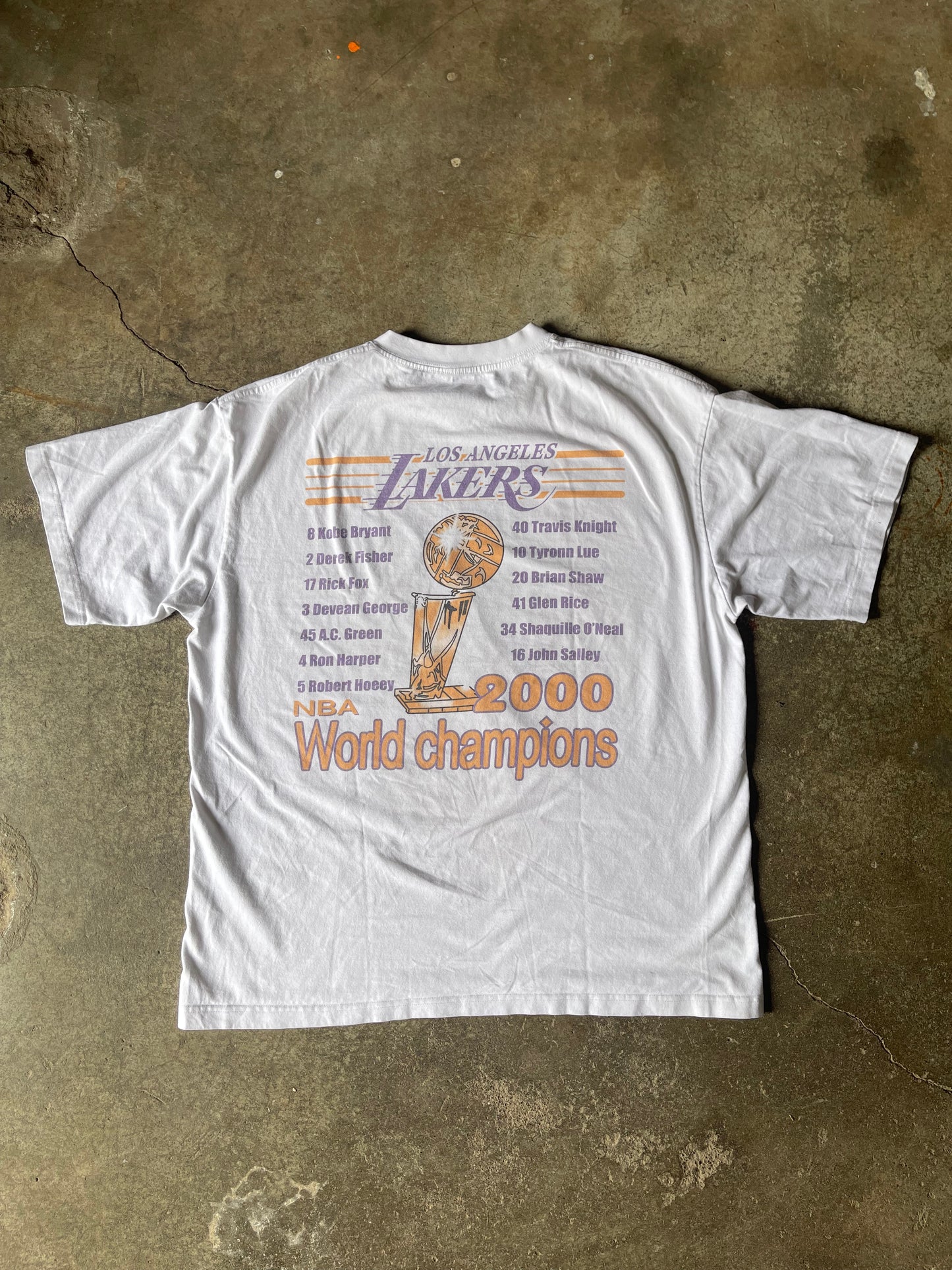 (XL) 2000 World Champion Lakers