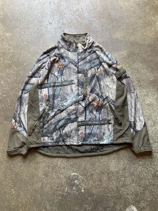 (XL) 00s Camo shell jacket