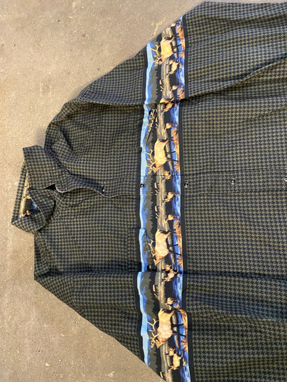 (L) 00s Elk button up