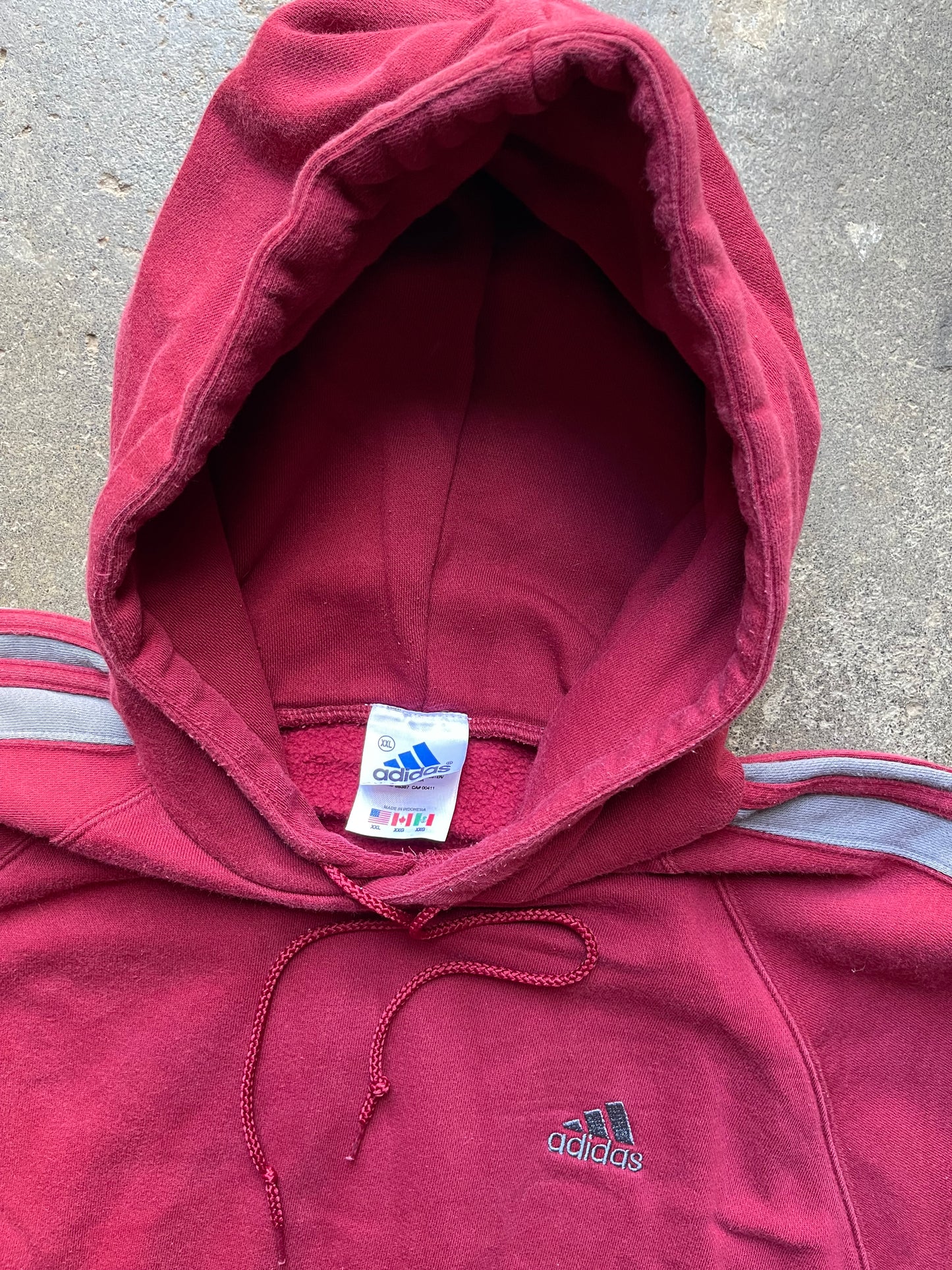 (2XL) 2000s Adidas Hoodie