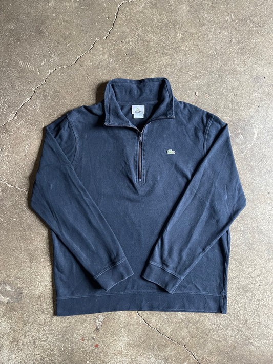 (M/L) 00s Lacoste quarter zip