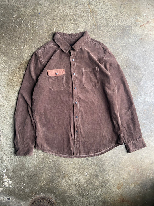 (XL) 00s Harley Corduroy Button up