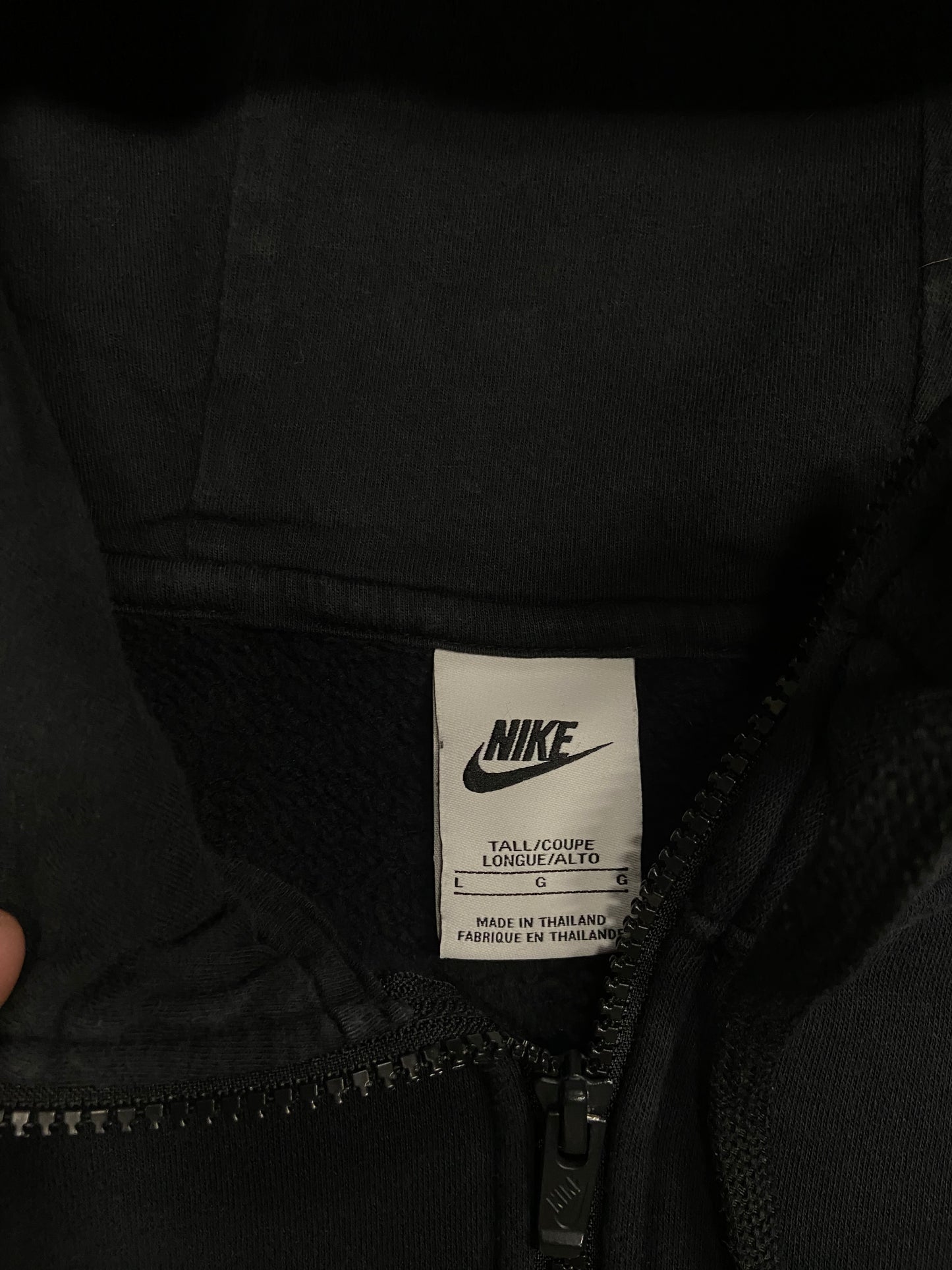 (L) Nike zip up