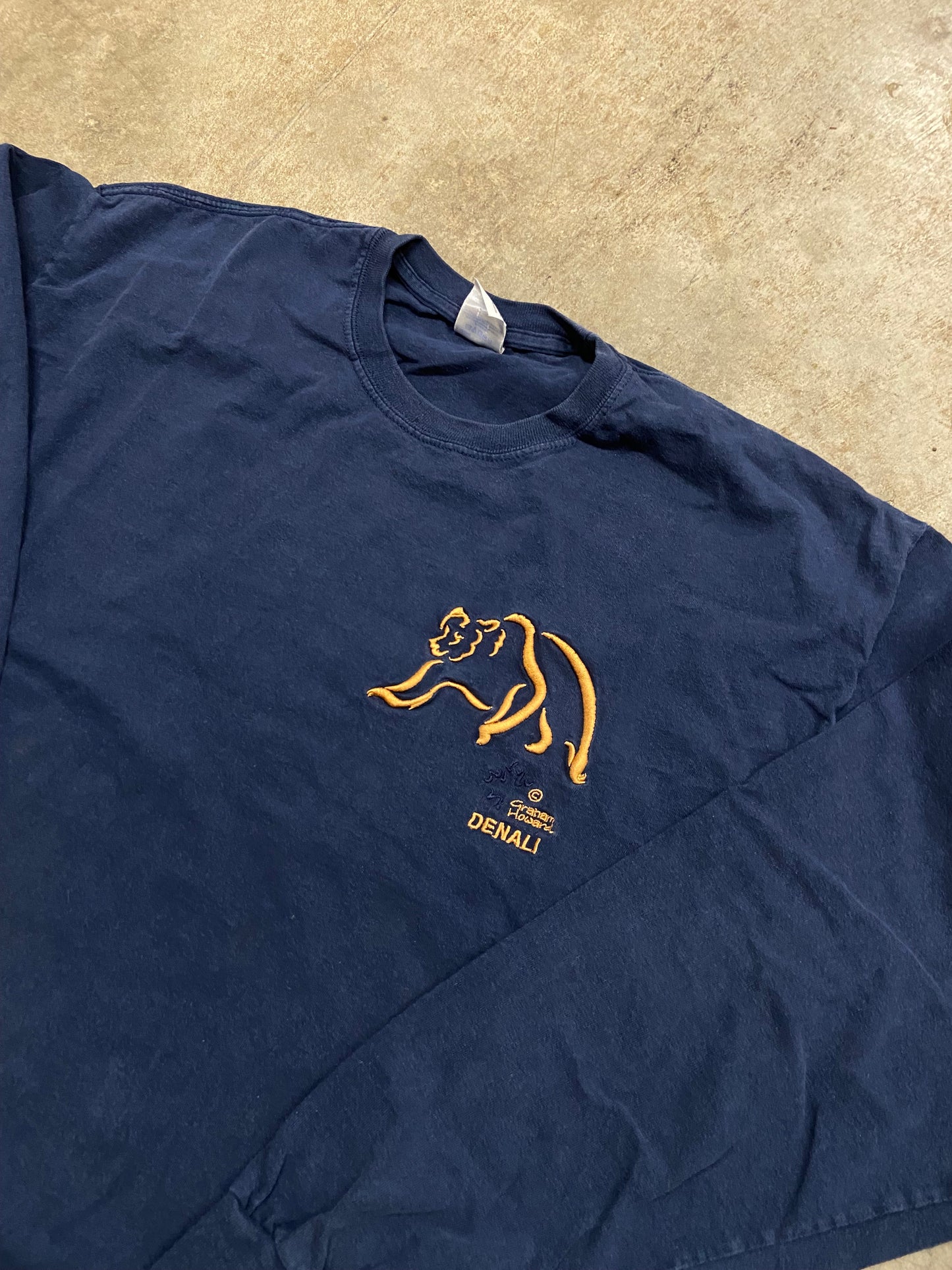 (XL) Embroidered Bear Long Sleeve